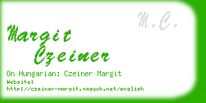 margit czeiner business card